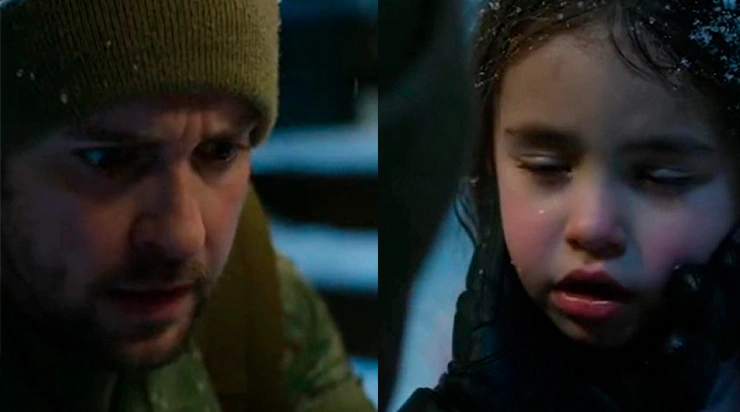 De retour de mission, je trouve ma fille de 5 ans seule dans la neige devant notre maison vide.