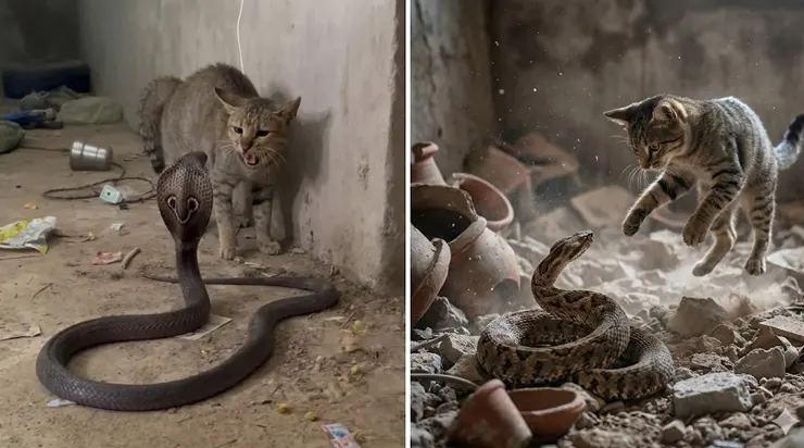 On avait jeté le chat parmi les serpents : ce qu’il fit est tout simplement inimaginable