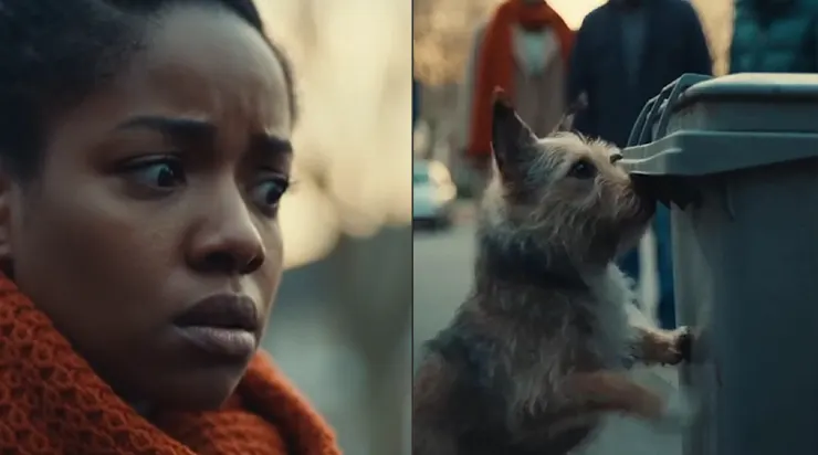 Quand le couvercle de la poubelle s’est enfin ouvert, tout le monde est resté figé… mais personne n’était prêt à ce qui allait être découvert