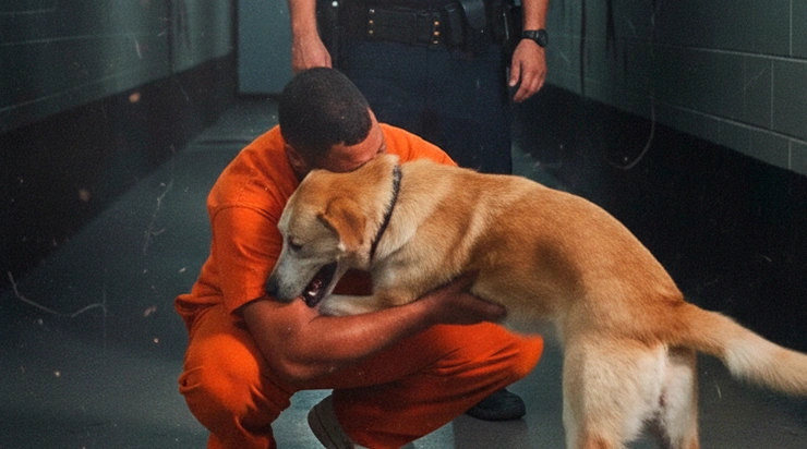 Le programme secret de la prison: quand les détenus reçoivent la visite d&rsquo;un chien et que tout change