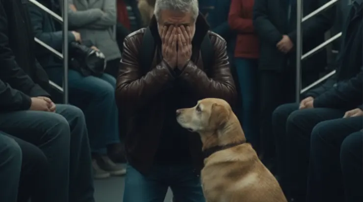 Il croyait avoir perdu son chien à jamais… jusqu’au jour où il le revit dans le métro