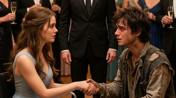 Quand un jeune sans-abri demanda la main de la fille handicapée d’un milliardaire lors d’une somptueuse réception