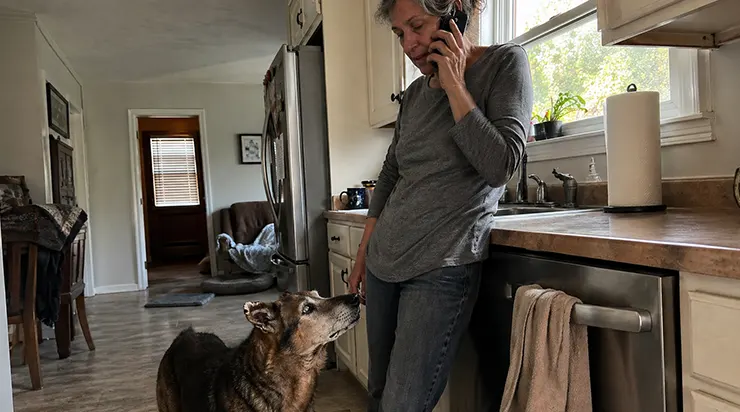 Je n’avais gardé ce vieux chien qu’une nuit à peine quand le refuge m’a appelée pour me demander, avec une douceur infinie, si j’étais prête à écouter une lettre