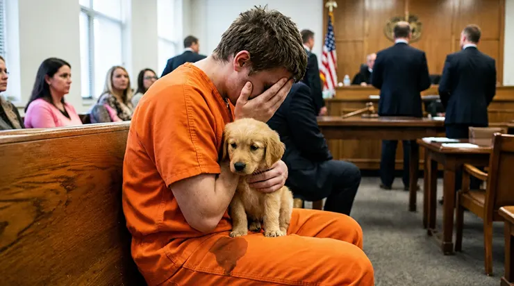 Le petit chien, se souvenant d&rsquo;une odeur familière, urina directement sur l&rsquo;accusé, prouvant ainsi l&rsquo;innocence du jeune homme