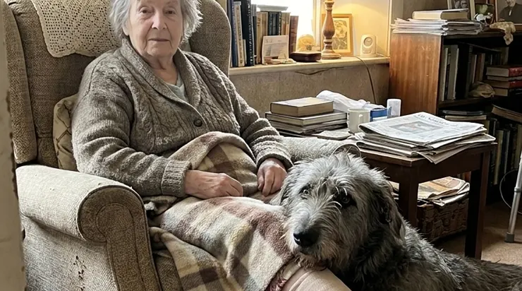 De retour d’un déplacement professionnel, j’ai retrouvé ma mère de 84 ans dans un état préoccupant, tandis qu’un chien errant veillait à ses côtés