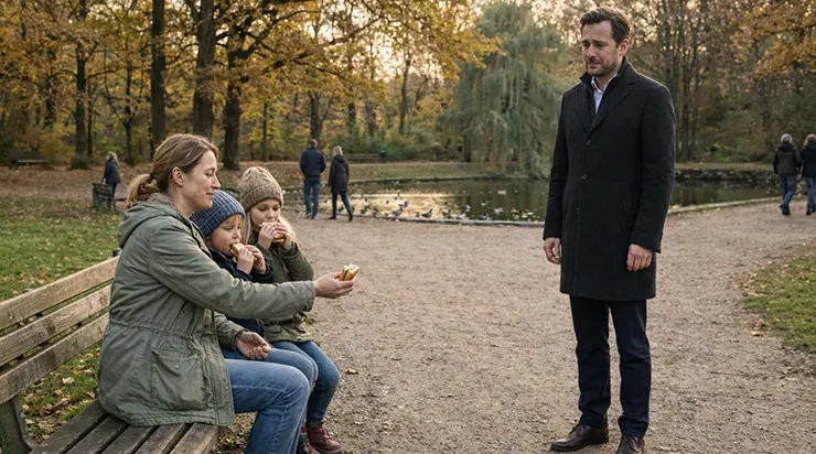 Un millionnaire s’est arrêté lorsqu’il a vu qu’une mère donnait tout à ses enfants… et ne gardait presque rien pour elle-même