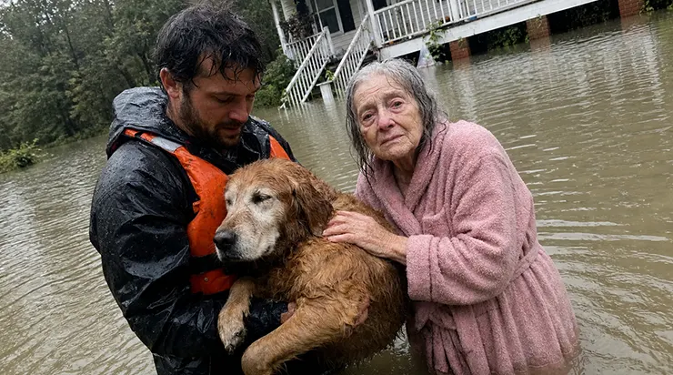 Elle avait passé trente et une heures debout sur ses marches, refusant de quitter sa maison tant qu&rsquo;elle n&rsquo;aurait pas retrouvé son chien perdu