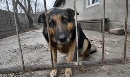 chien désespéré