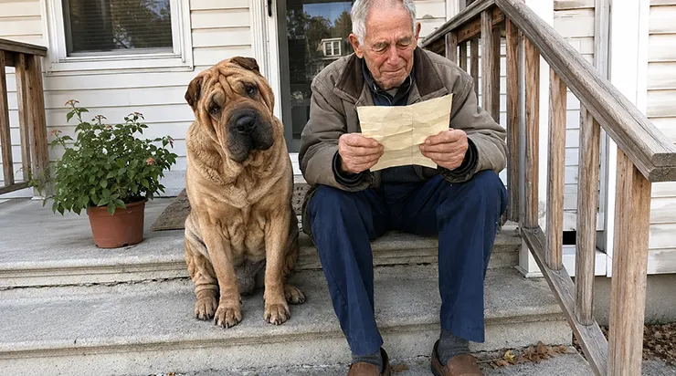 Mon chien a commencé à rentrer chaque après-midi avec une odeur de café et de tabac. Puis, un jour, il est revenu avec une lettre glissée sous son collier