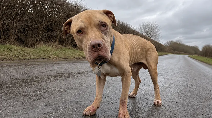 Une famille a abandonné son chien dans une ferme isolée du Cotswold, le jugeant « trop difficile »
