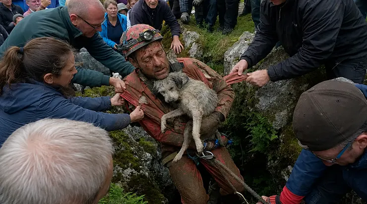 Un spéléologue chevronné s&rsquo;est enfoncé dans un boyau souterrain et a découvert un chien dont la voix ne se faisait entendre que la nuit