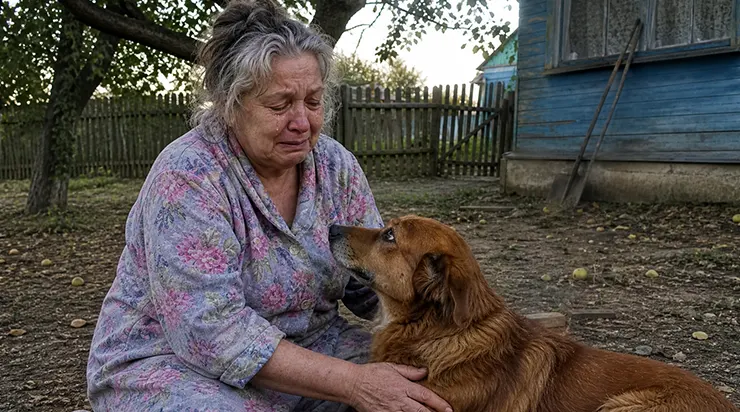 Chaque après-midi, elle s&rsquo;asseyait en secret auprès d&rsquo;un chien caché au fond du jardin et pleurait