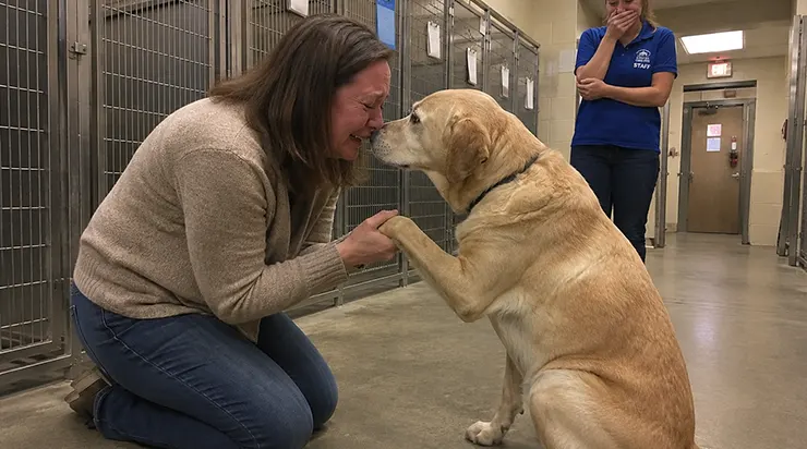 J&rsquo;étais venue au refuge pour y déposer un modeste don, et dans l&rsquo;une des cages, j&rsquo;ai reconnu le chien que j&rsquo;avais confié à mon ancienne voisine quatre ans plus tôt
