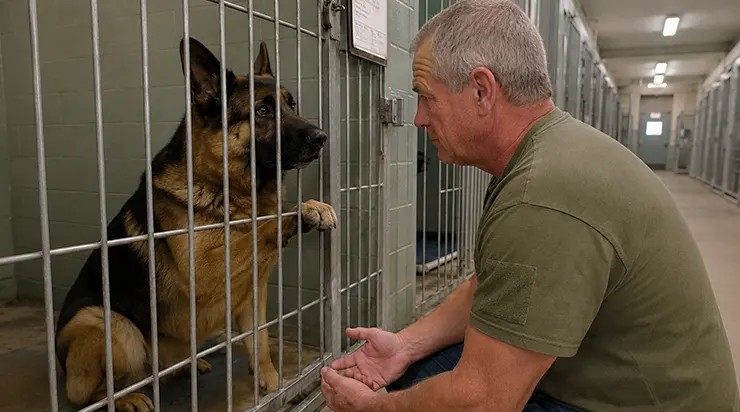 Sur sa cage était écrit : « Ne pas replacer. Euthanasie à 18h30. »․ le chien n&rsquo;était pas dangereux, il attendait simplement un meneur qui comprendrait son langage