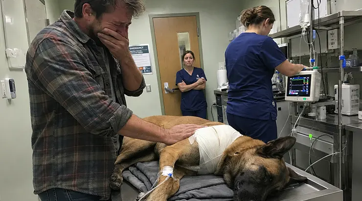 Quand j&rsquo;ai ouvert les yeux à l&rsquo;hôpital, le médecin m&rsquo;a dit que je n&rsquo;aurais pas dû être en vie, et que mon chien, Kaiser, m&rsquo;avait sauvé