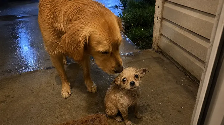 Je voulais retrouver son maître, mais au bout de trois jours j&rsquo;ai compris que le destin l&rsquo;avait envoyé chez nous, et que mon chien le savait avant moi
