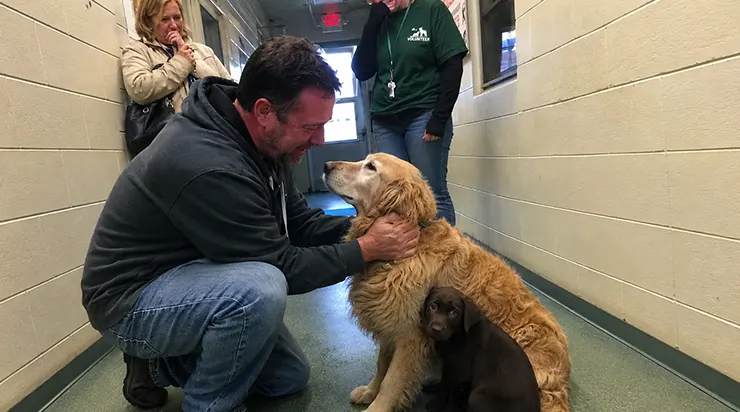 Quand le médecin m&rsquo;a annoncé que je ne pourrais jamais être père, j&rsquo;ai appris à souffrir en silence, jusqu&rsquo;à ce que je rencontre dans un refuge un chien