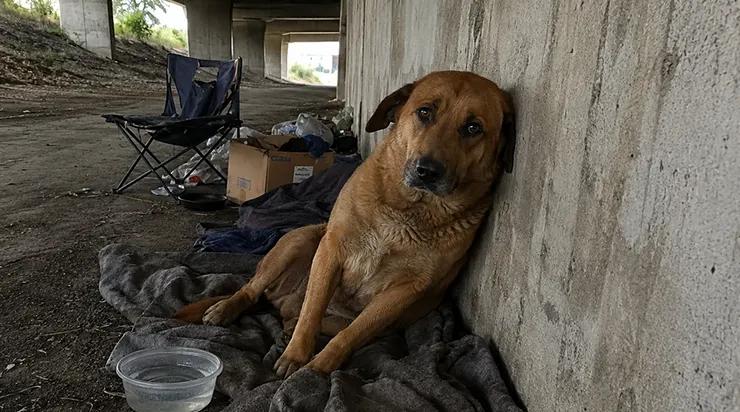 J&rsquo;apportais à un homme sans-abri la plus belle nouvelle de sa vie : sa maison était prête. Mais quand je suis arrivée sous le pont, il n&rsquo;y avait plus que son chien, assis en silence contre le mur