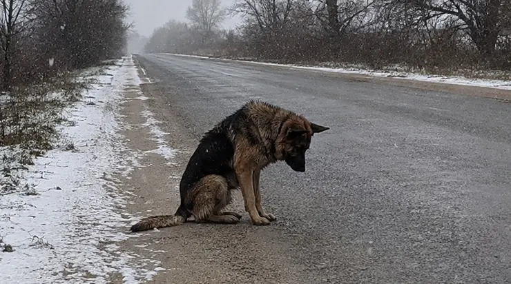 Une famille a abandonné son chien dans leur ancienne maison, mais il a parcouru quarante kilomètres pour arriver à leur nouvelle porte, où ils l&rsquo;ont rejeté une seconde fois