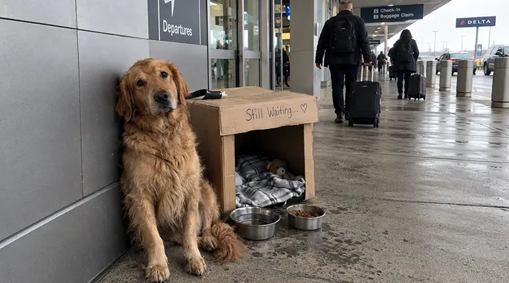 Quand mon frère a disparu, son chien a refusé de quitter l&rsquo;aéroport où il l&rsquo;avait vu pour la dernière fois, et il y a attendu pendant des mois