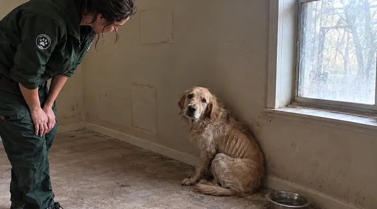 À l&rsquo;aube d&rsquo;un matin d&rsquo;octobre, mes voisins sont partis en silence, abandonnant leur labrador doré qui croyait jusqu&rsquo;au bout avoir sa place dans le camion