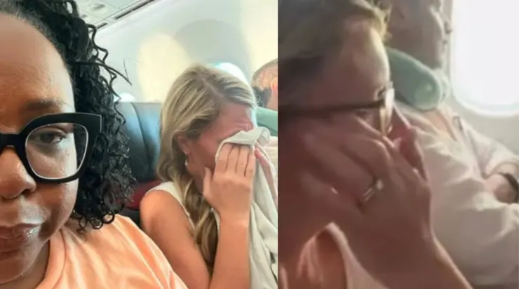 Une blogueuse voyage refuse de céder sa place dans un avion, provoquant les pleurs de sa voisine pendant trois heures
